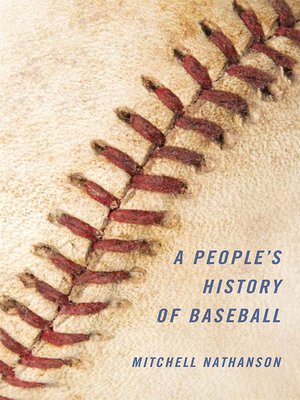cover image of A People's History of Baseball